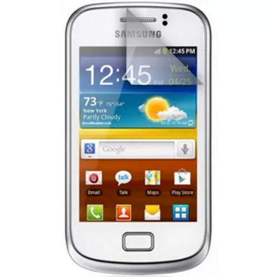 Folie de protecție Samsung Galaxy mini 2, Puro, Transparent