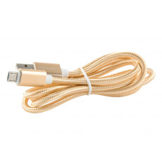 Cablu Omega MicroUSB/USB2.0, Gold Cablu Omega MicroUSB/USB2.0, Gold