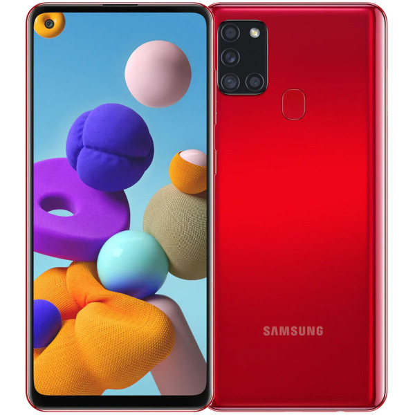 samsung a21 red