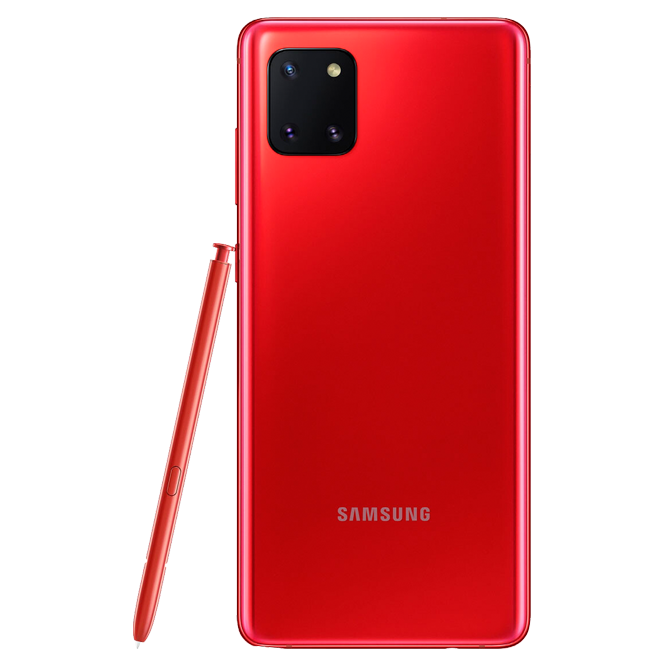 samsung note 10 lite aura red