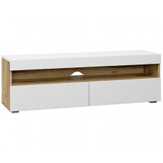 Comoda TV Mobi Альба (130 cm), Дуб Золотой CRAFT/Белый премиум Comoda TV Mobi Альба (130 cm), Дуб Золотой CRAFT/Белый премиум