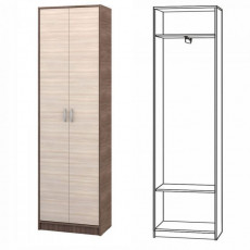 Dulap pentru haine Mobi Gloria 138 (60.2 cm), Ясень шимо темный, Ясень шимо светлый Dulap pentru haine Mobi Gloria 138 (60.2 cm), Ясень шимо темный, Ясень шимо светлый