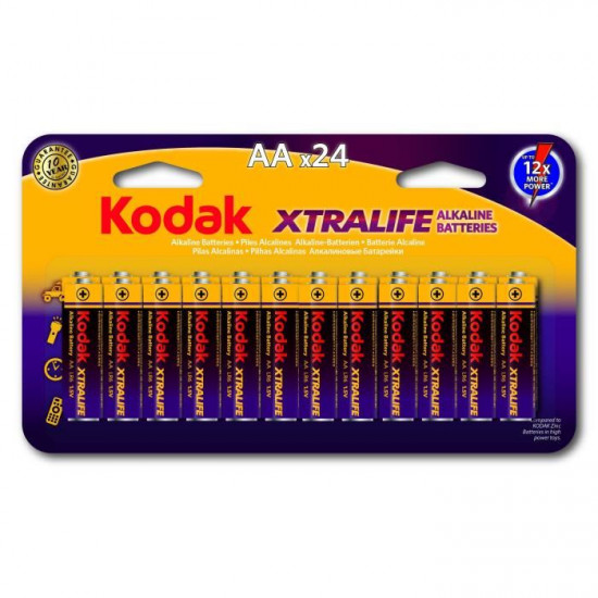 Kodak Xtralife alkaline AAA battery (24 pack)