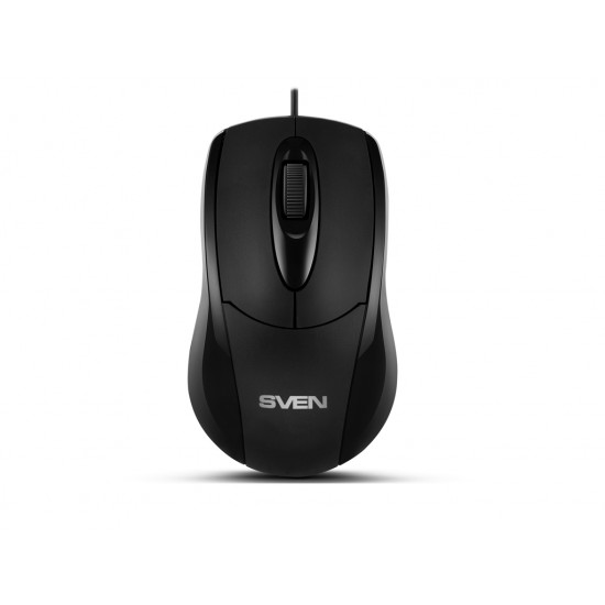 Mouse Sven RX-110, Black, USB+PS/2