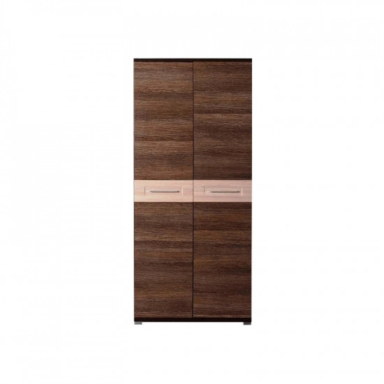 Шкаф для одежды Fadome Erica Saleve ER1 (90 см), Wood/Grey