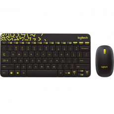 Set Logitech Combo MK240 Black/Chartreuse Yellow, USB (MK240) Set Logitech Combo MK240 Black/Chartreuse Yellow, USB (MK240)