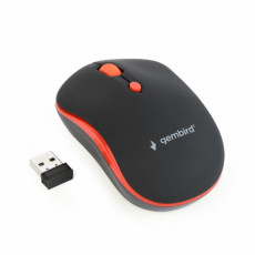 Mouse Gembird MUSW-4B-03-R, Black/Red, USB