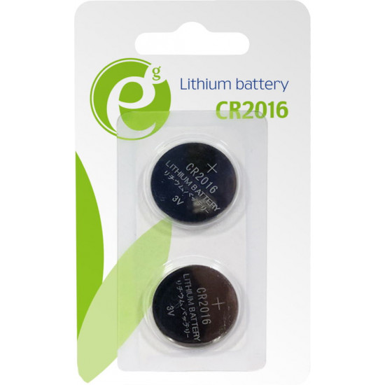 Baterii rotunde Gembird 2xCR2016 (EG-BA-CR2016-01)