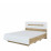Кровать Neman Леонардо МН-026-10 (160 x 200 см), Дуб сонома / Белый полуглянец