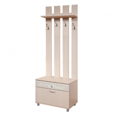 Cuier de perete KMK Comfort 0415.2 cu dulap pantofi (83 cm), Дуб атланта / Орех Cuier de perete KMK Comfort 0415.2 cu dulap pantofi (83 cm), Дуб атланта / Орех