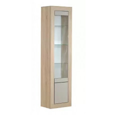 Dulap cu vitrină KMK London 0467.6 (52.5 cm), Дуб сонома / Капучино Dulap cu vitrină KMK London 0467.6 (52.5 cm), Дуб сонома / Капучино