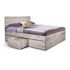 Pat KMK London 2 0478.4 Sertarele nu sunt incluse în set (200 x 160 cm), Дуб юкон Pat KMK London 2 0478.4 Sertarele nu sunt incluse în set (200 x 160 cm), Дуб юкон
