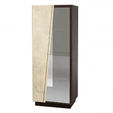 Dulap cu vitrină KMK Nirvana 0555.4 (60,5 cm) stânga, Кентенбери темн / камень св-серый Dulap cu vitrină KMK Nirvana 0555.4 (60,5 cm) stânga, Кентенбери темн / камень св-серый