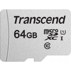 Карта памяти microSDXC 64 ГБ Transcend 300S (TS64GUSD300S-A)