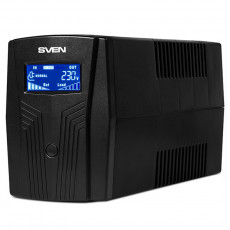 Sursă de alimentare neîntreruptibilă Sven Pro 650 (LCD,USB), 650 VA