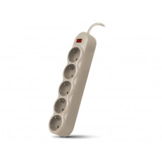 Surge Protector 5 Sockets, 3.0m, Sven "SF-05L", Grey, retail box, flame-retardant material Surge Protector 5 Sockets, 3.0m, Sven "SF-05L", Grey, retail box, flame-retardant material
