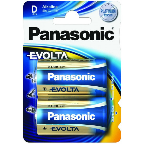 Батарейки Panasonic 2xD (LR20EGE/2BP)