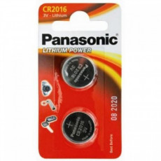 Батарейки дисковые Panasonic 2xCR2016 (CR-2016EL/2B)