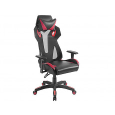 Кресло игровое Lumi CH06-8, Black/Red