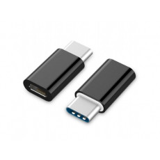 Adaptor Cablexpert A-USB2-CMmF-01 MicroUSB/Type-C, Black Adaptor Cablexpert A-USB2-CMmF-01 MicroUSB/Type-C, Black