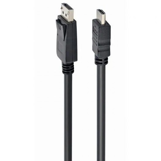 Видео кабель Cablexpert DisplayPort (M)/HDMI (M), Black (CC-DP-HDMI-1M)