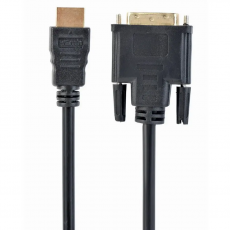 Cablu video Cablexpert HDMI (M)/DVI-I (M), Black (CC-HDMI-DVI-15)
