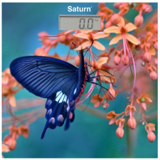 Cântar de podea Saturn ST-PS0298, Butterfly