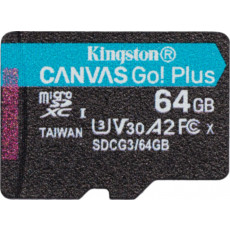 Карта памяти microSDXC 64 ГБ Kingston Canvas Go! Plus (SDCG3/64GB)
