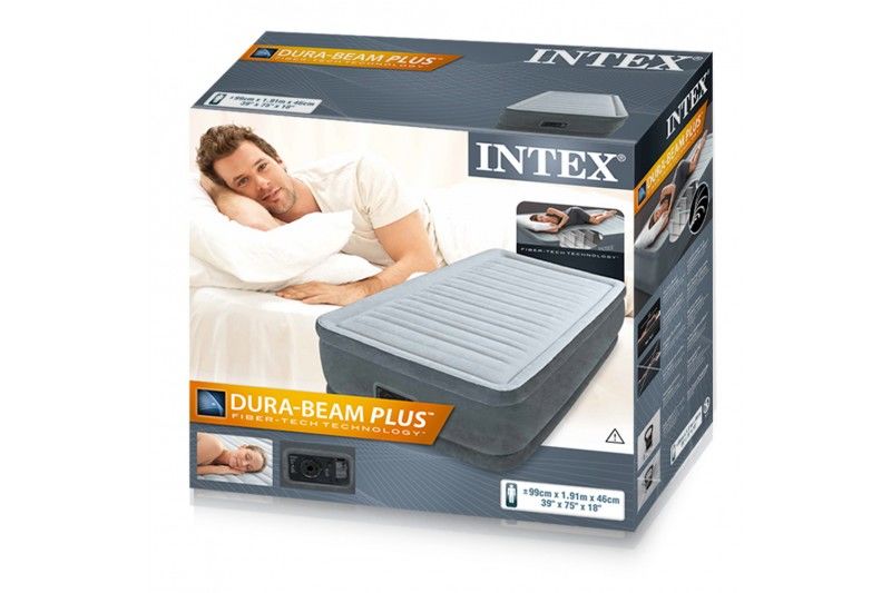 Надувная кровать intex comfort plush 64412