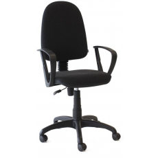 Fotoliu birou DP PRESTIGE LUX A-02, Black Fotoliu birou DP PRESTIGE LUX A-02, Black