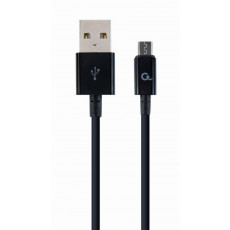Cablu Cablexpert CC-USB2P-AMmBM-2M MicroUSB, Black Cablu Cablexpert CC-USB2P-AMmBM-2M MicroUSB, Black
