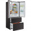 Холодильник Side-by-Side Toshiba GR-RF532WE-PMJ(06), 500 Л, Inox/Black