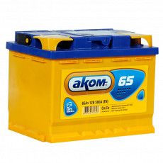 Baterie auto Akom 6CT-65 Baterie auto Akom 6CT-65