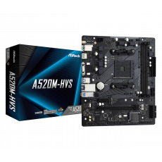 Плата материнская ASROCK A520M-HVS (AM4/AMD A520)