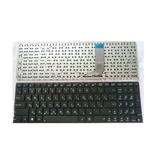 Keyboard Asus X556 X556U X556UA X556UB X556UF X556UJ X556UQ X756U X756UA X756UB X756UJ X756UQ X756UV X756 w/o frame "ENTER"-small ENG/RU Black