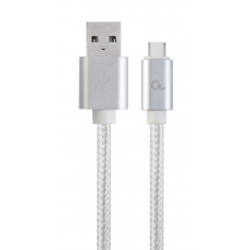Cablu Cablexpert USB 2.0/USB Type-C, Silver (CCP-USB2-AMCM-6-S)