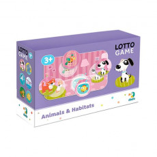 Dodo Toys Puzzle DP300196 - JOC LOTO - ANIMALE SI HABITATE Dodo Toys Puzzle DP300196 - JOC LOTO - ANIMALE SI HABITATE