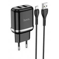 Încărcător Hoco N4 Aspiring 5 W, Black (MicroUSB)