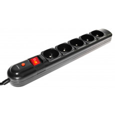 Surge protector TRACER PowerGuard + 1.8 m Black (5 outlets) Tracer TRALIS30406 Surge protector TRACER PowerGuard + 1.8 m Black (5 outlets) Tracer TRALIS30406