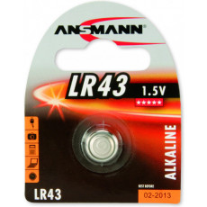 Alkaline button cell LR43 / 1.5V, 1 pack (10) Alkaline button cell LR43 / 1.5V, 1 pack (10)