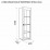 Modul superior Ambianta Oscar (40 cm) cu vitrina, White Samoa