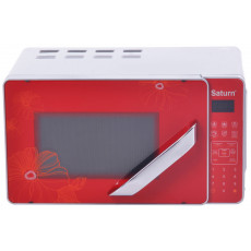 Cuptor cu microunde Saturn ST-MW7158 GR, Red/gray