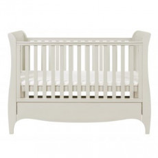 Patut copii Tutti Bambini Roma Linen 3 in 1, 120X60 cm, Серый матовый Patut copii Tutti Bambini Roma Linen 3 in 1, 120X60 cm, Серый матовый