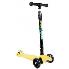 Trotinetă YKS 3-wheeled scooter 3+, Yellow Trotinetă YKS 3-wheeled scooter 3+, Yellow