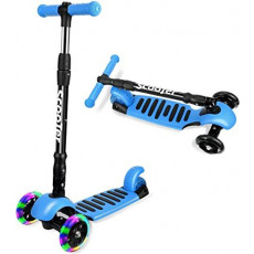 Trotinetă pliabilă YKS Foldable scooter 6+, Blue Trotinetă pliabilă YKS Foldable scooter 6+, Blue