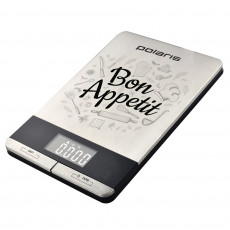 Cântar de bucătărie Polaris PKS 0558DM, White/Black Cântar de bucătărie Polaris PKS 0558DM, White/Black