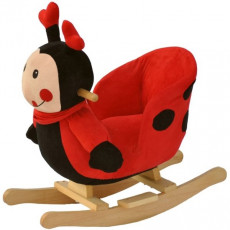 Balansoar cu sunete BabyGo Buburuza cea frumoasa, Красный Balansoar cu sunete BabyGo Buburuza cea frumoasa, Красный