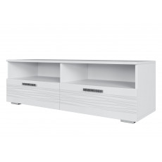 Comoda TV SV - Мебель Тиффани (120 cm), Белый / Белый глянец Comoda TV SV - Мебель Тиффани (120 cm), Белый / Белый глянец