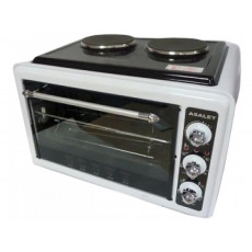 Cuptor electric Asalet AS-1005, White/Black Cuptor electric Asalet AS-1005, White/Black