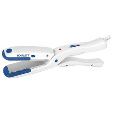 Placă de îndreptat părul Scarlett SC-067, White/Blue Placă de îndreptat părul Scarlett SC-067, White/Blue